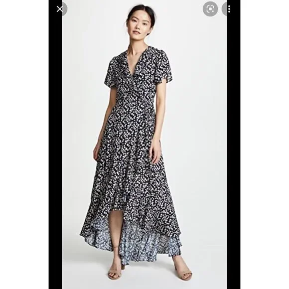 Free People - Lost + Wander Araceli Wrap Maxi Dress size SP - Picture 7 of 15